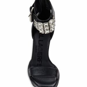 Karl Lagerfeld Malinda Embellished Stiletto Heel Sandals